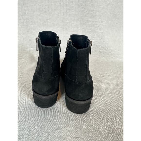 Lucky Brand 9M Baelee Bootie Suede Leather Ankle Boot Zipper Cozycore fall - Picture 4 of 7